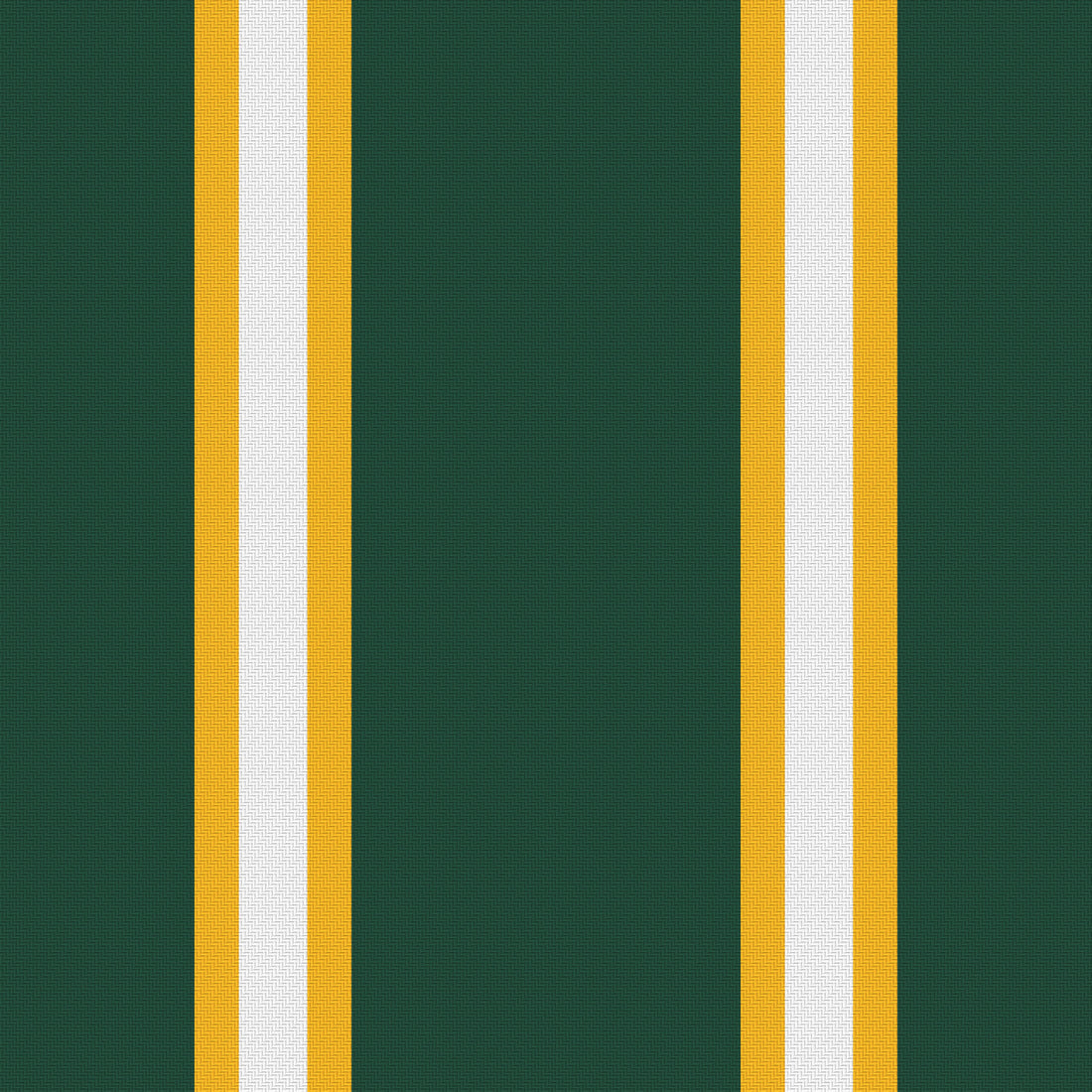 Forest Green, Gold & White — Double Track Trio — Full pattern