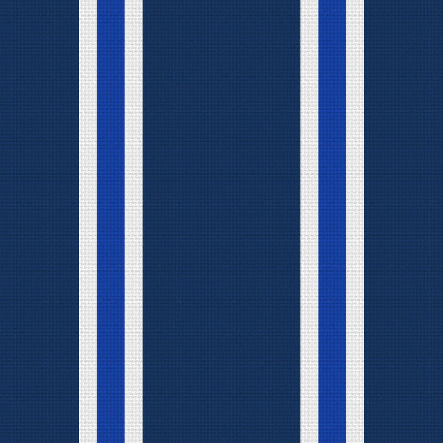 Navy, White & Royal Blue — Double Track Trio