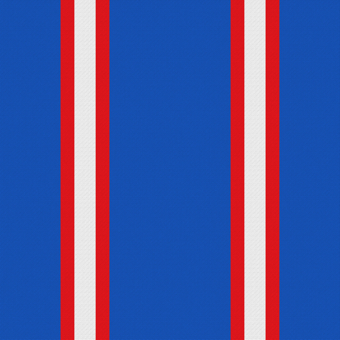Blue, Crimson & White — Double Track Trio — Full pattern