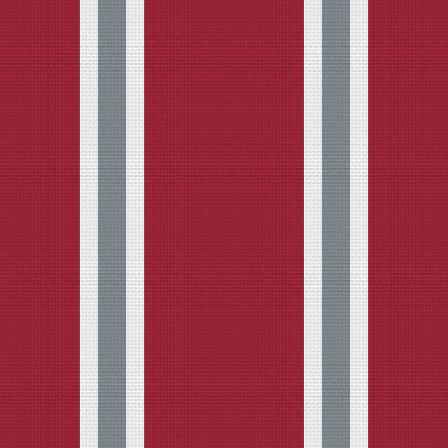 Deep Crimson, White & Slate Gray — Double Track Trio