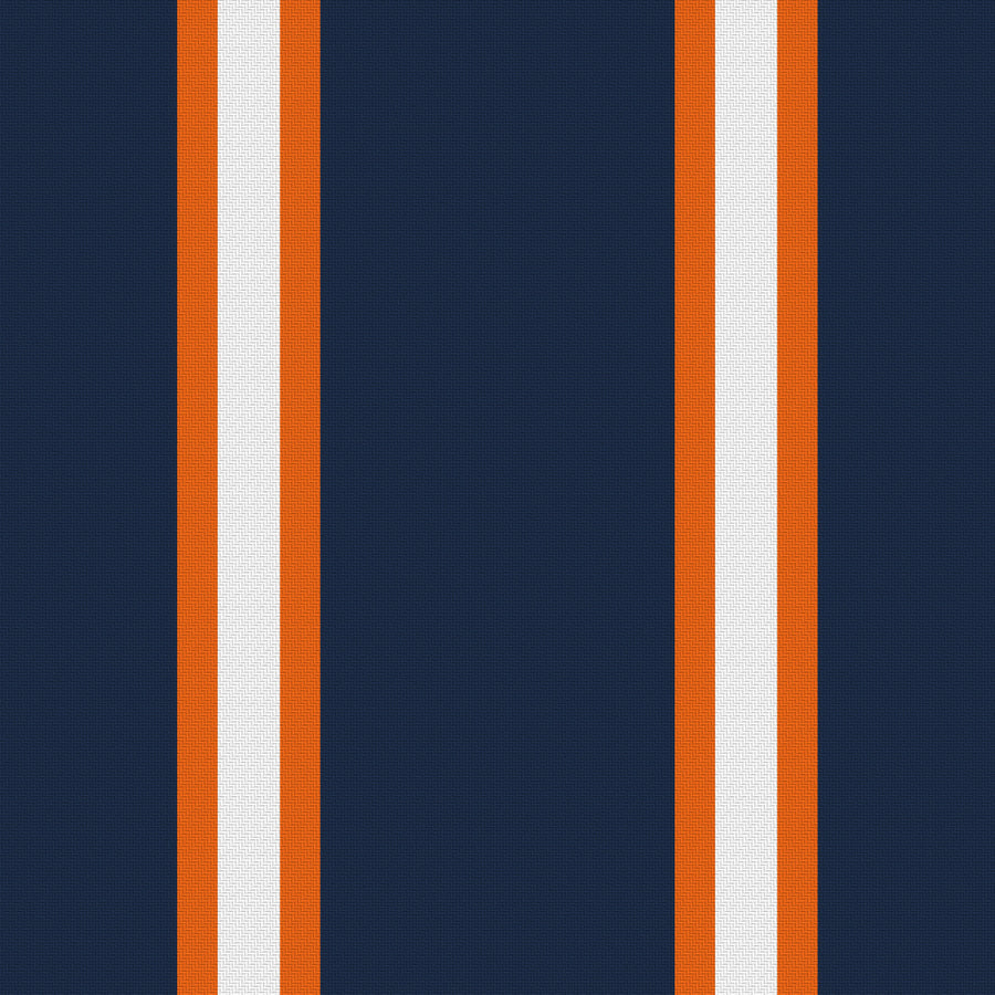 Navy, Orange & White — Double Track Trio