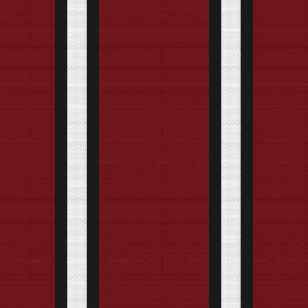Double Track Trio — Garnet, Near Black & White — v030 — full pattern