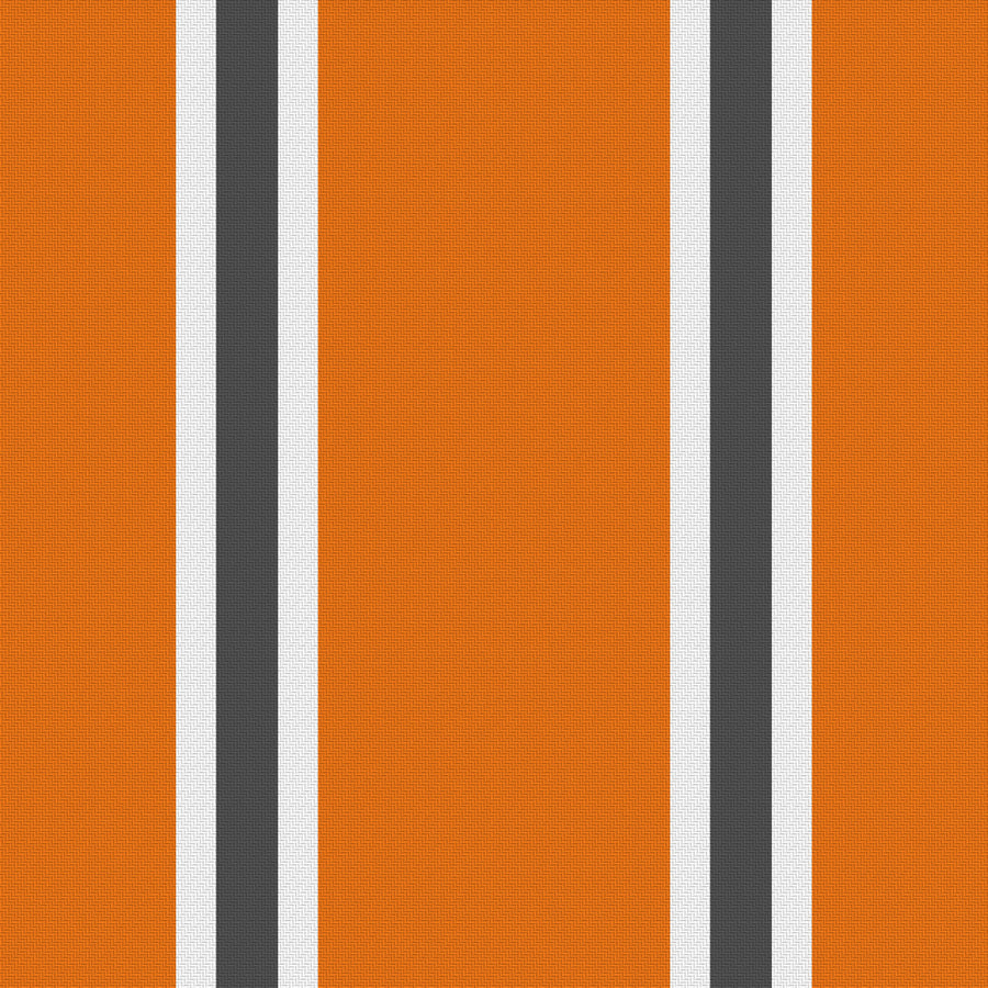 Orange, White & Smoke Gray — Double Track Trio