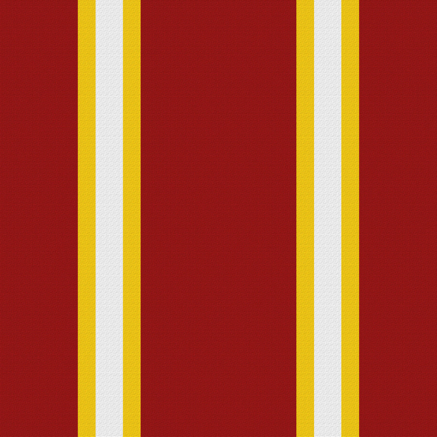 Deep Red, Golden Yellow & White — Double Track Trio