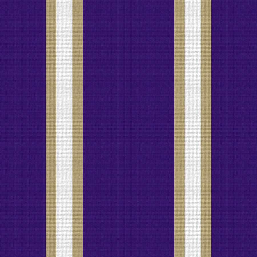 Deep Purple, Muted Gold & White — Double Track Trio