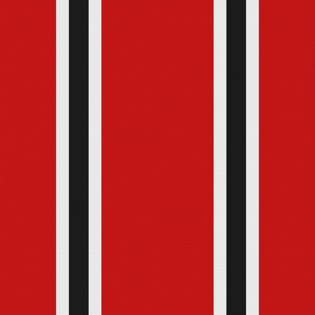 Red, White & Near Black — Double Track Trio — Full pattern