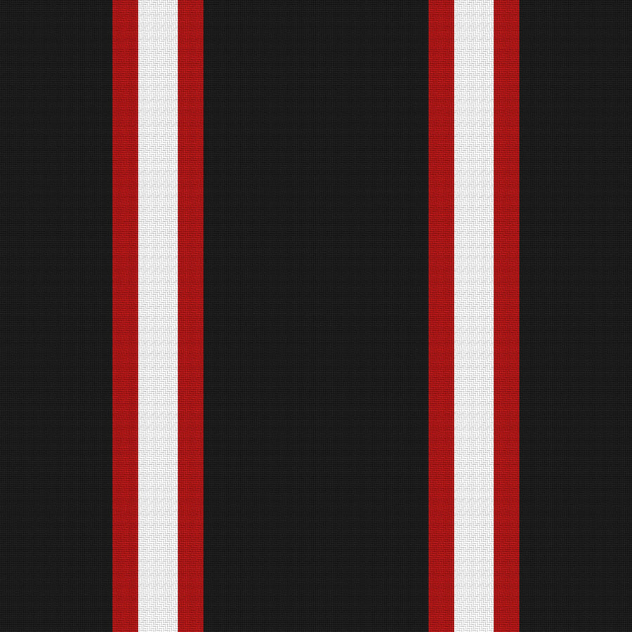 Near Black, Deep Red & White — Double Track Trio