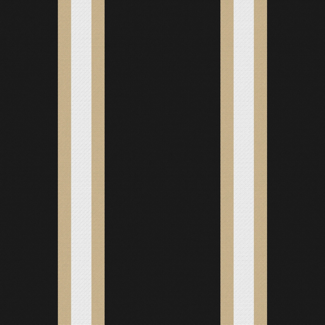 Near Black, Old Gold & White — Double Track Trio — Full pattern