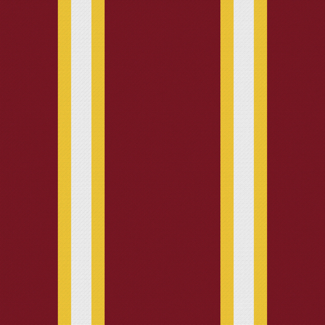 Maroon, Gold & White · Palette 057 — Double Track Trio — Full pattern