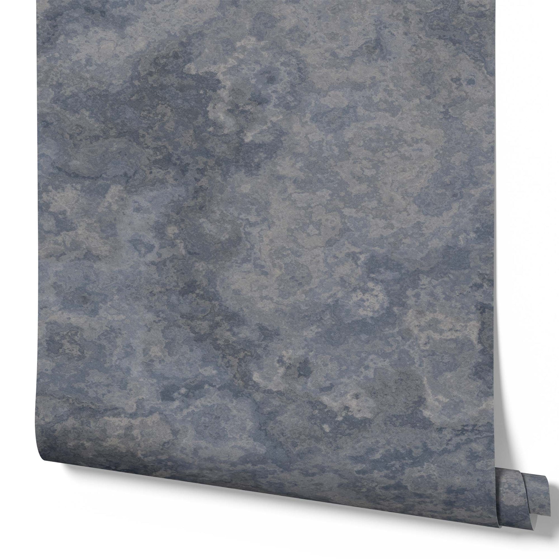 navy_image of a textured navy wallpaper with a mottled design.