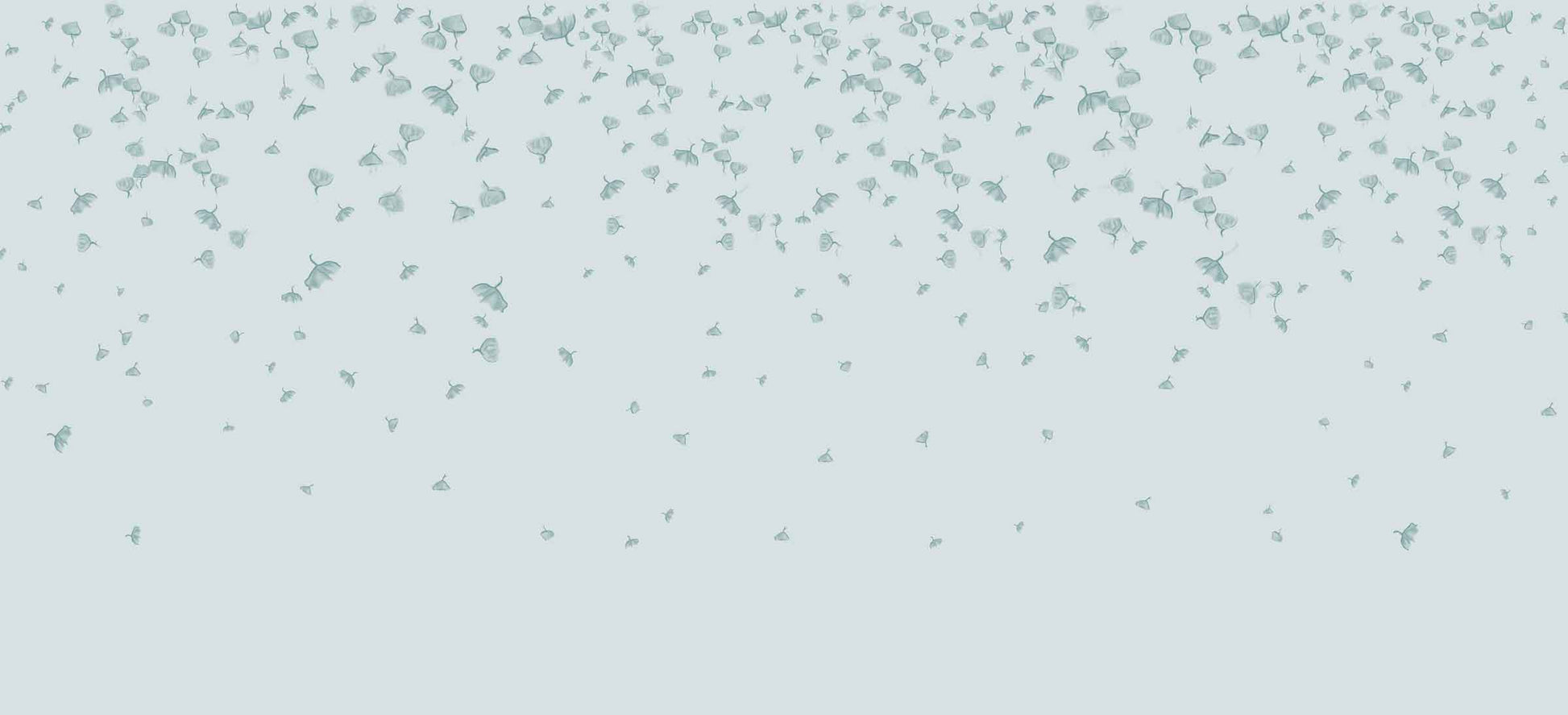 blue_falling leaves in blue on blue background