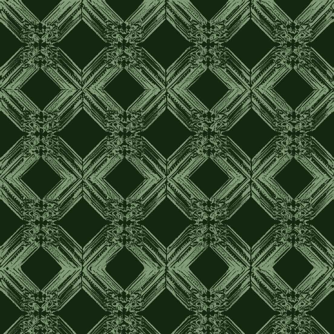 dark-green_A wallpaper pattern featuring a geometric design with diamond shapes
