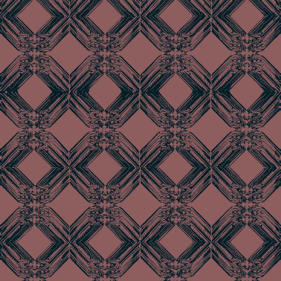 mauve-blue_A wallpaper pattern featuring a geometric design with diamond shapes