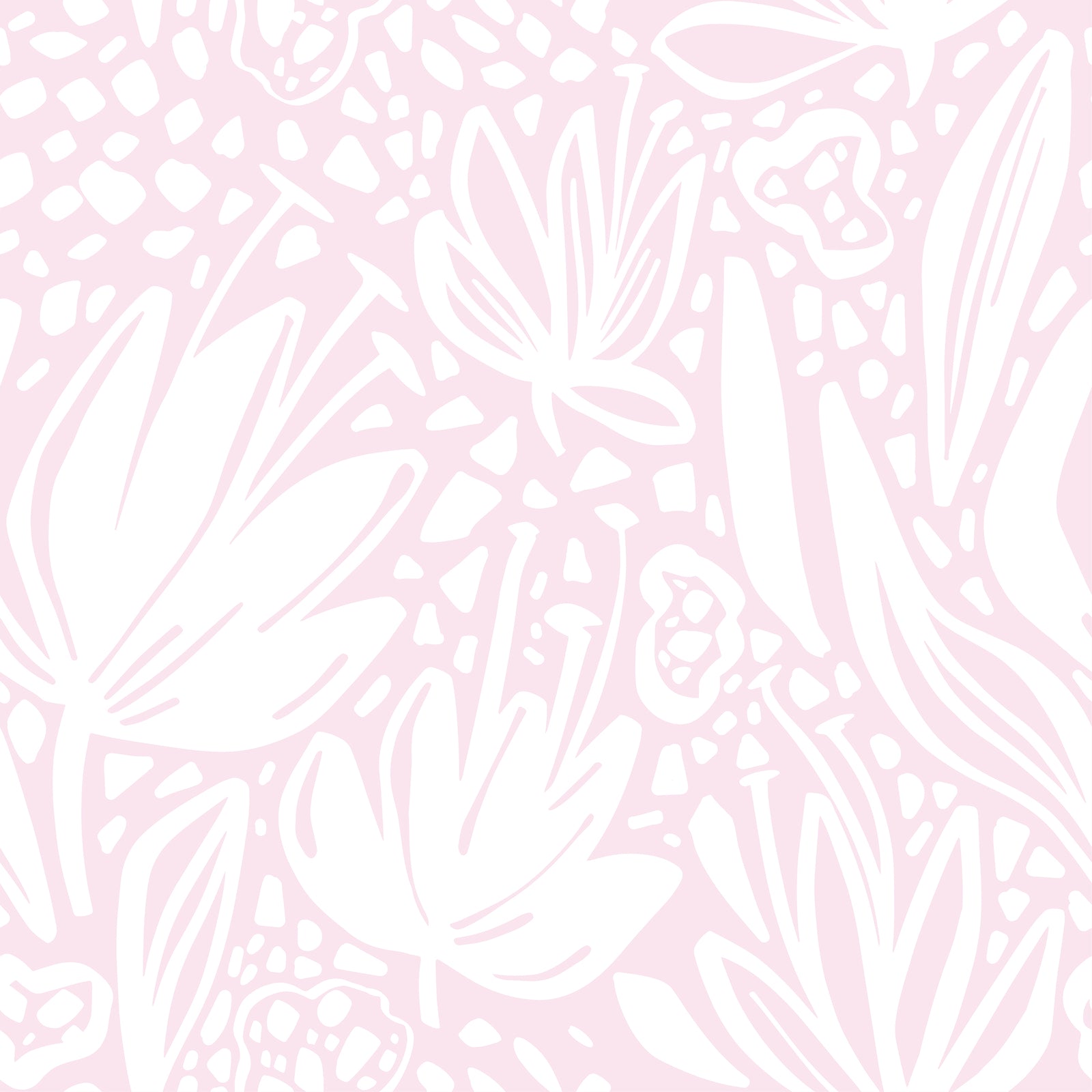 lavender_Floral pattern set on lavender background