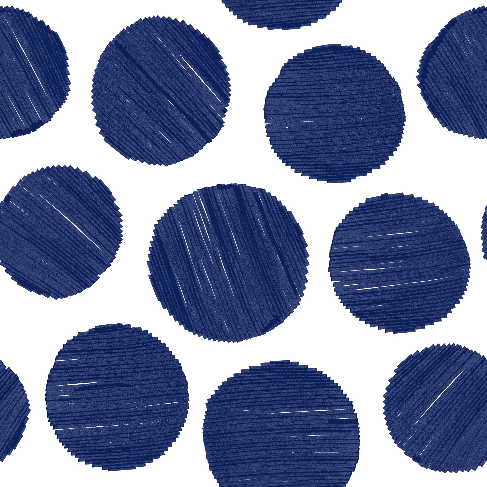 blue_pattern of dots drawn by marker 