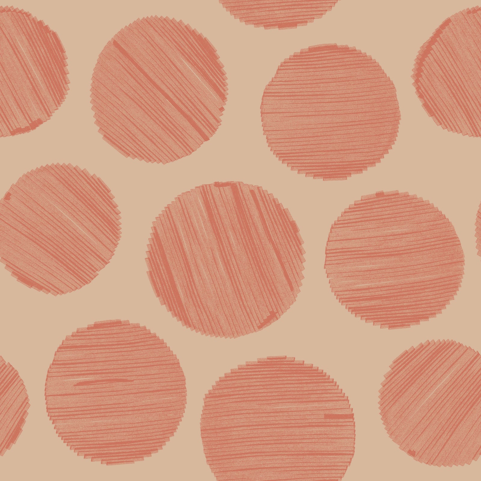 cinnamon_pattern of dots drawn by marker 