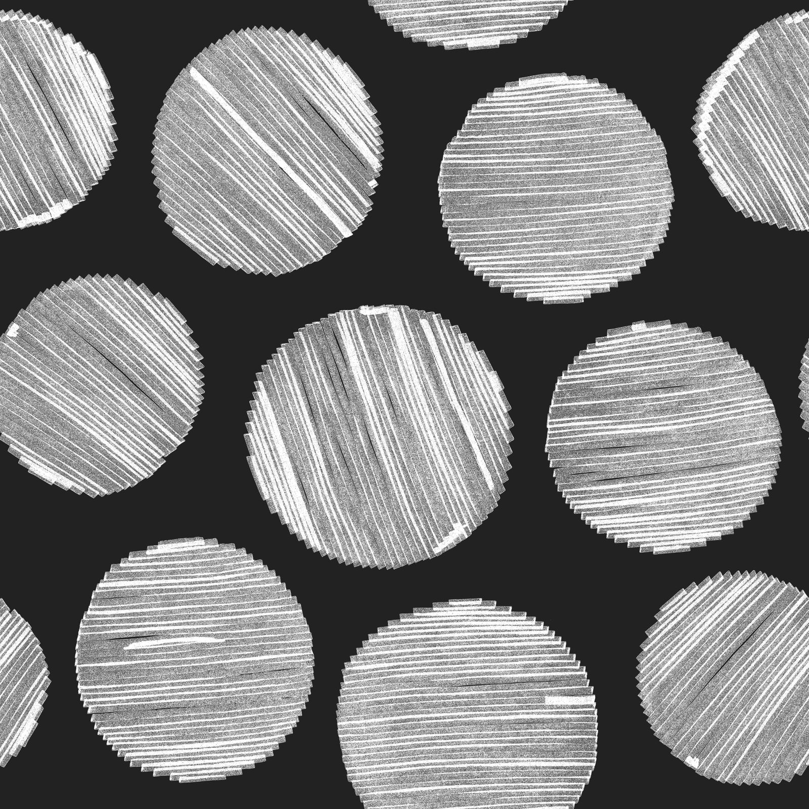 white-black_pattern of dots drawn by marker 