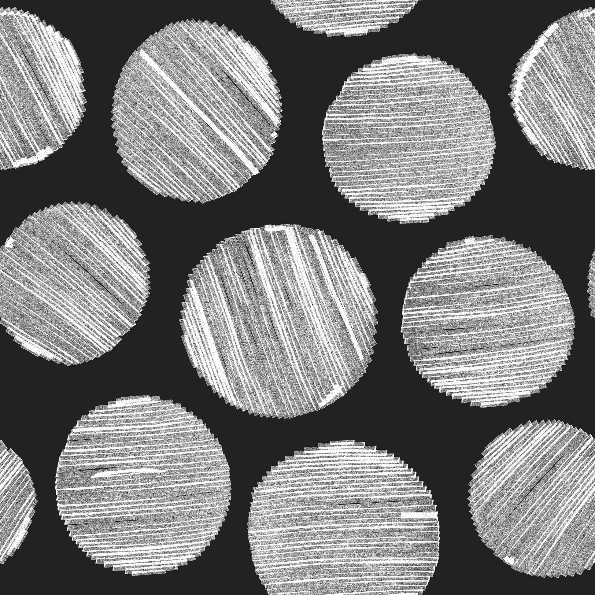 white-black_pattern of dots drawn by marker 