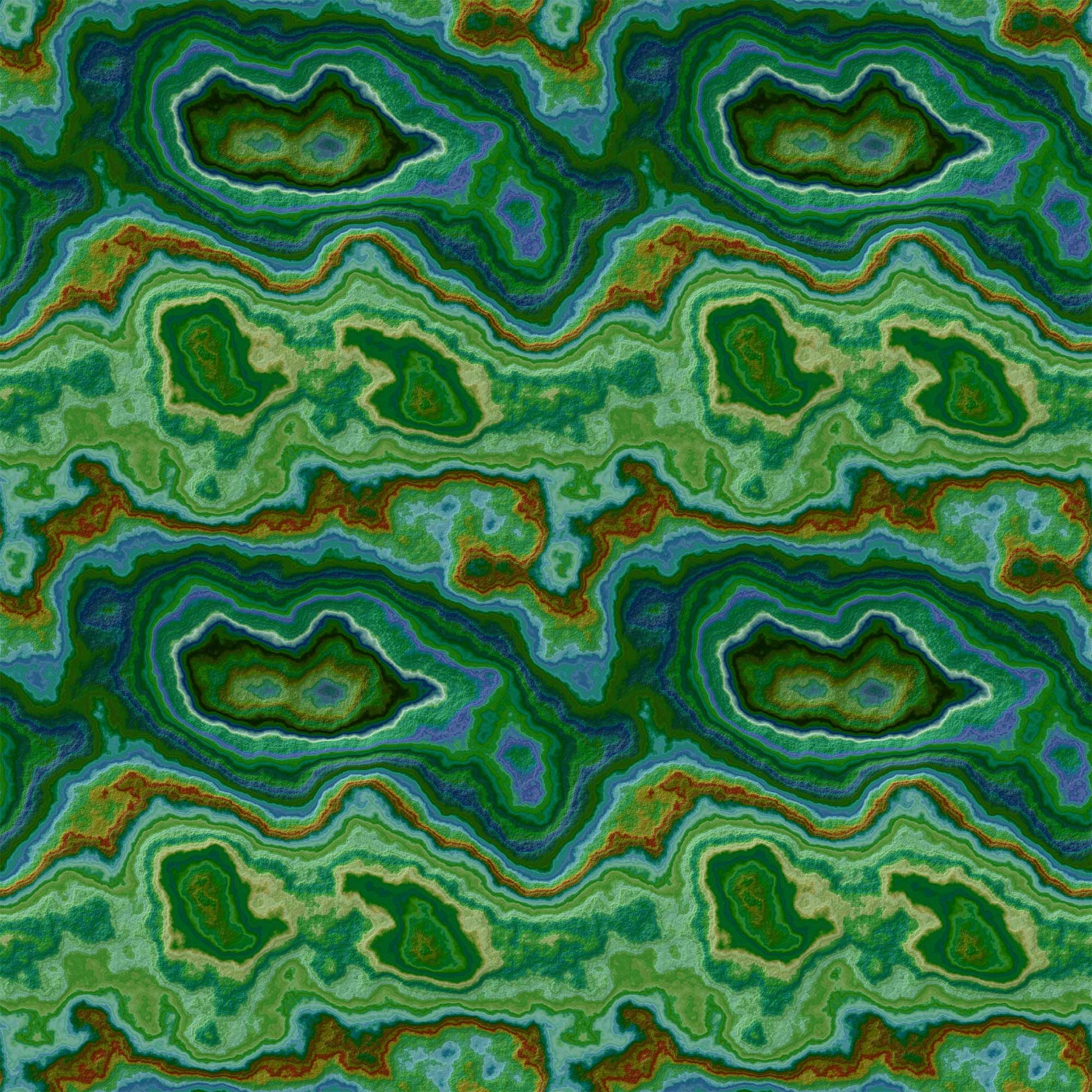 green_wallpaper with a geometric pattern featuring abstract designs in green, blue, and other colors.